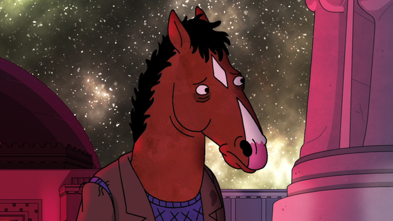 BoJack Horseman stuck in a Los Angeles dream sequence on 