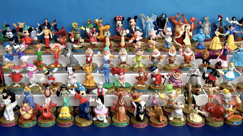 100 different Disney collectables all together