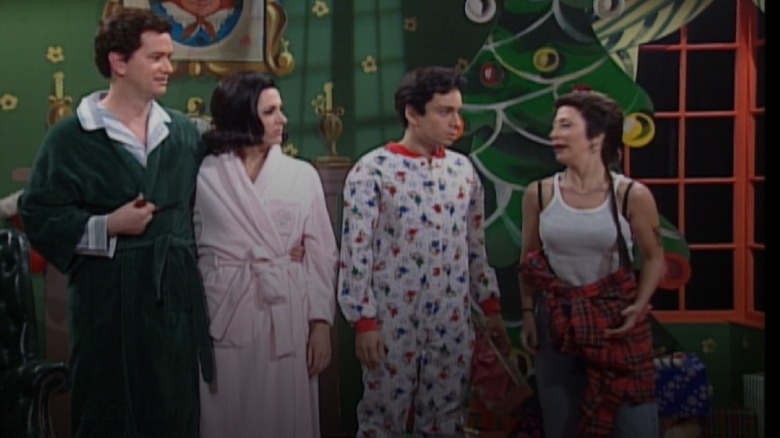 Mickey the Dyke coming out to her family on Christmas morning on "SNL" (1996)