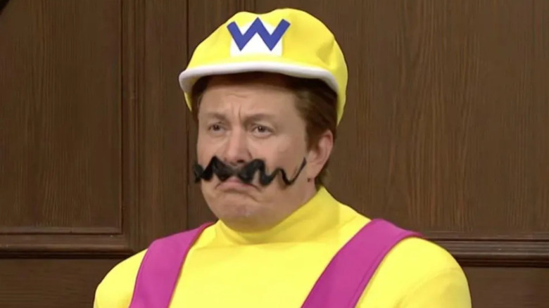 Elon Musk plays Wario on 