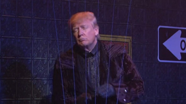 Donald Trump playing the laser harp on "SNL" (2015)