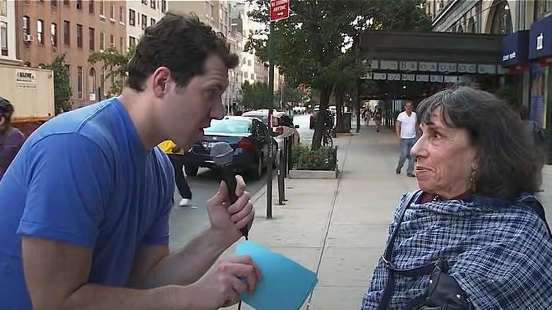 Billy Eichner and Elena