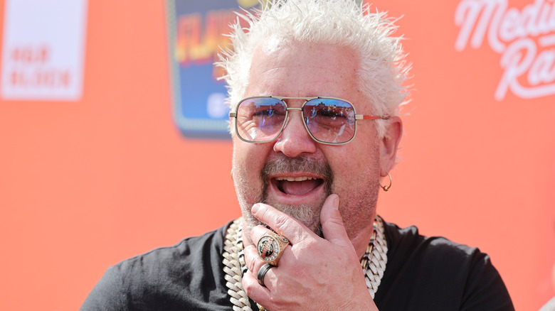 Fieri poses