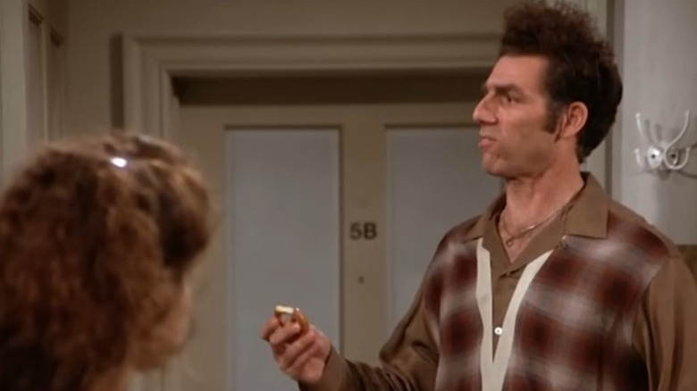 Kramer rehearsing lines