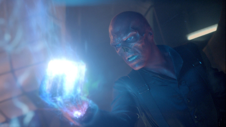 Red Skull with the Tesseract