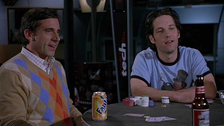 Andy and David in "The 40-Year-Old Virgin" playing poker