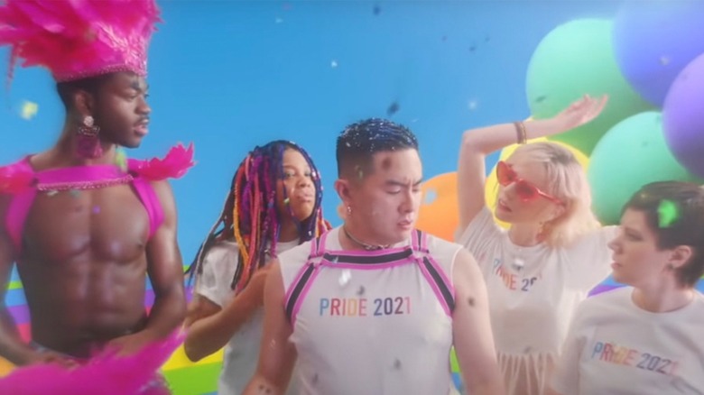 Bowen Yang and Lil Nas X in Pride Song