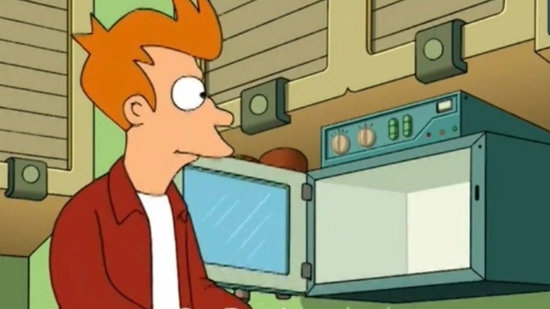 Fry using a microwave