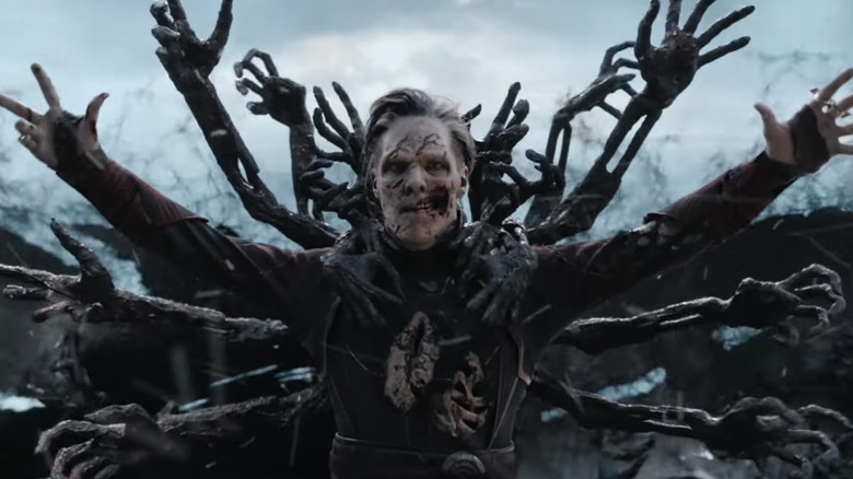 Zombie Doctor Strange with undead hands