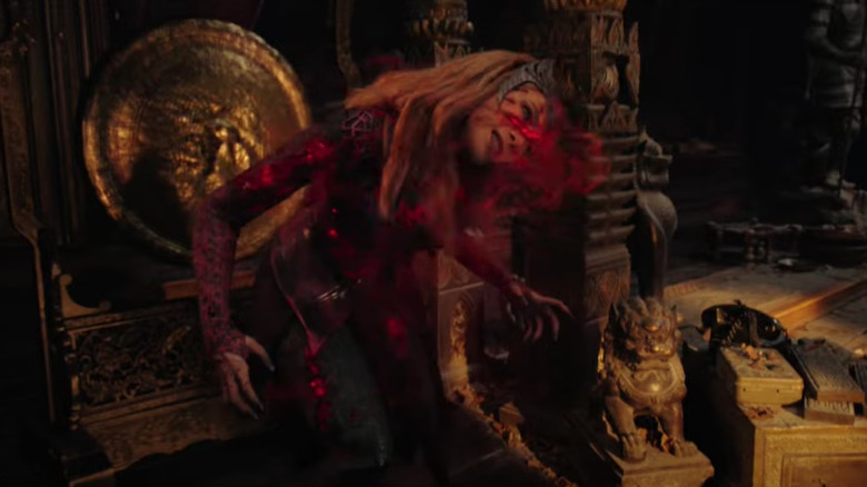 Damaged Scarlet Witch in Kamar-Taj