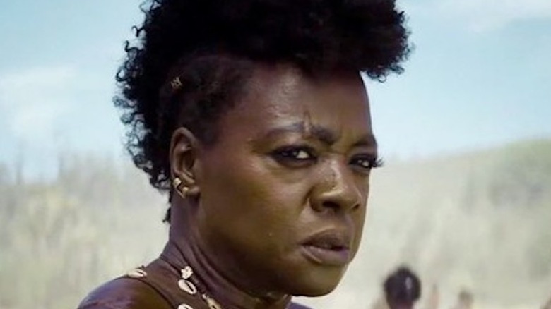 Viola Davis as General Nanisca in The Woman King