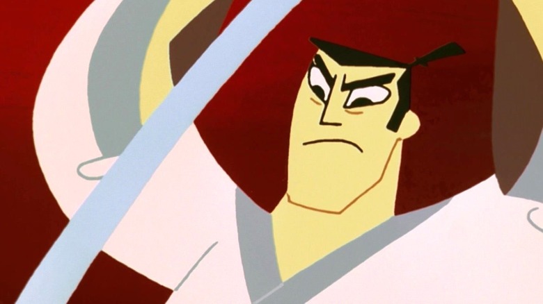 Samurai Jack holding a sword