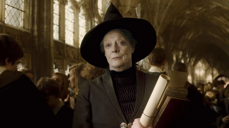 McGonagall monitoring the hallway