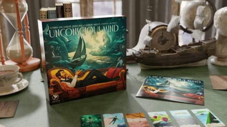 Unconscious Mind box and game pieces.