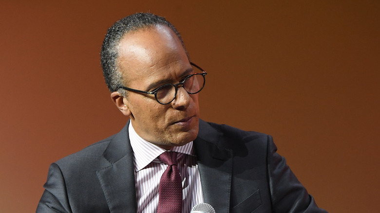 Lester Holt thinking 