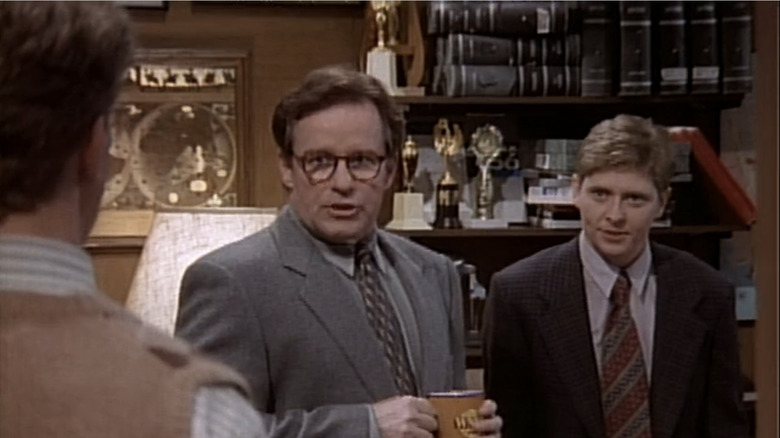 Phil Hartman and Dave Foley yelling at Andy Dick on "NewsRadio"