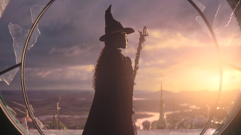 Elphaba prepares to soar in "Wicked" (2025)