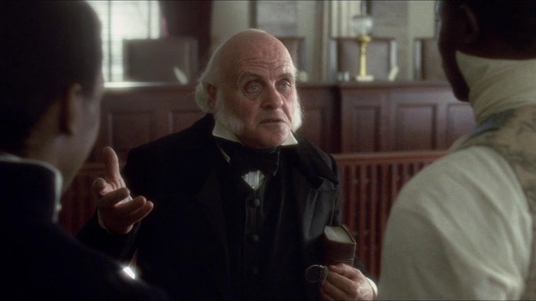 John Quincy Adams gesturing