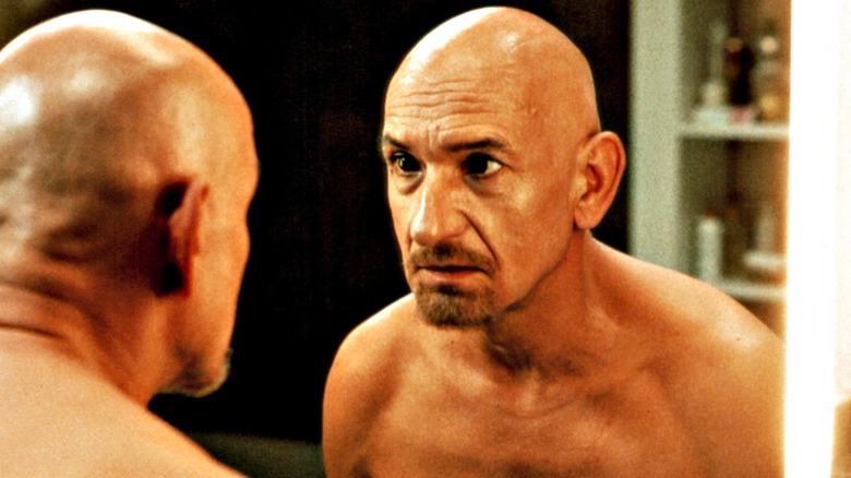 Don looks at himself in a mirror in "Sexy Beast" (2000)