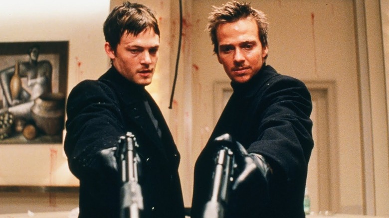 The brothers aim their guns in "The Boondock Saints" (1999)