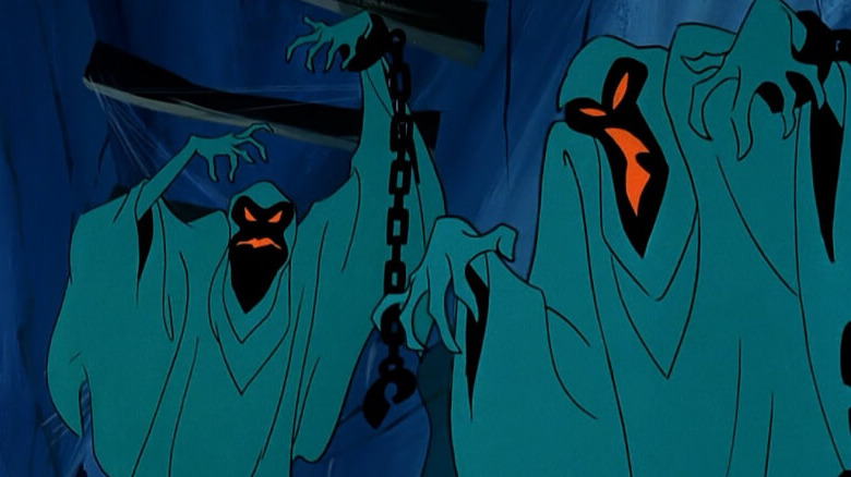 The Phantom Shadows walking through castle hallways