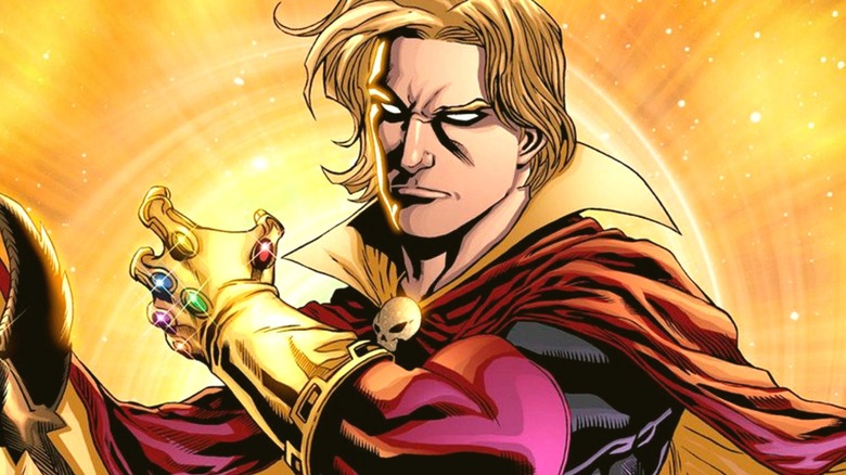 Adam Warlock with Infinity Gauntlet