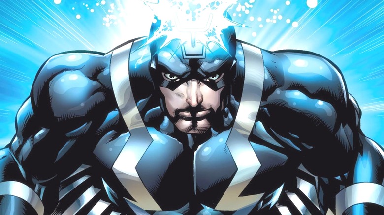 Black Bolt crackling with energy