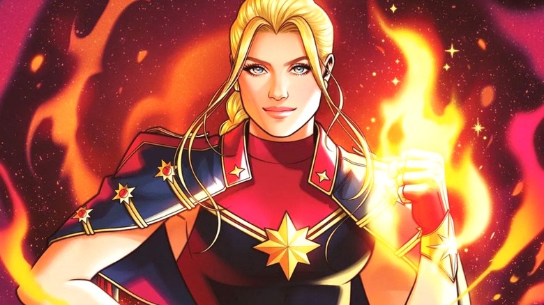 Captain Marvel fist of energy