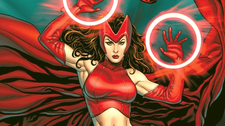 Scarlet Witch using hex magic