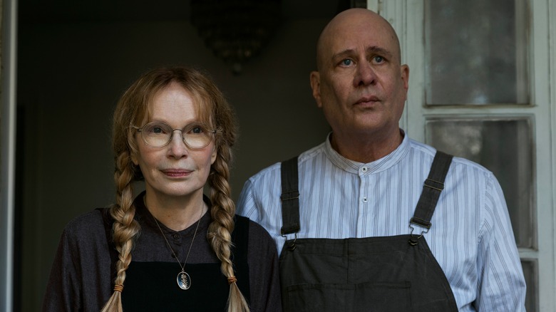 Mia Farrow and Terry Kinney