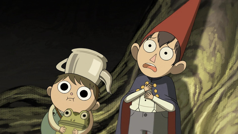 Greg holds his frog and Wirt panics