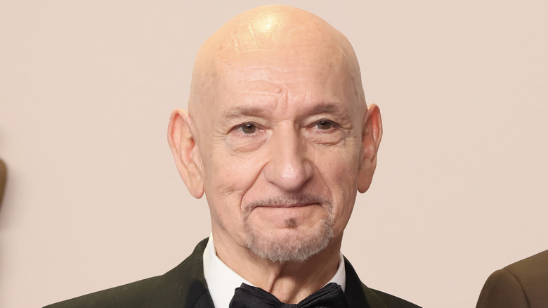 Ben Kingsley in a bowtie