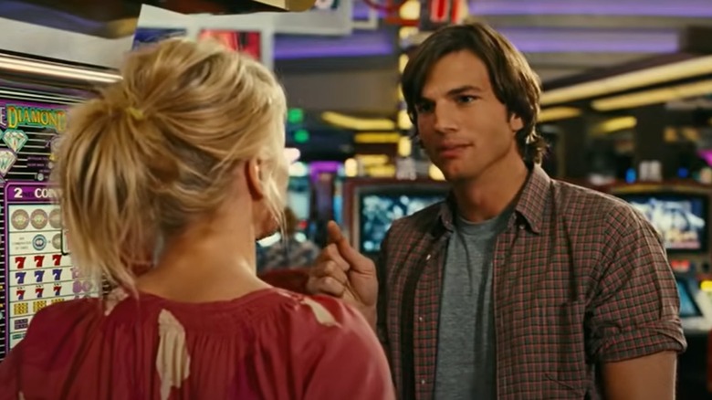 Cameron Diaz and Ashton Kutcher in casino