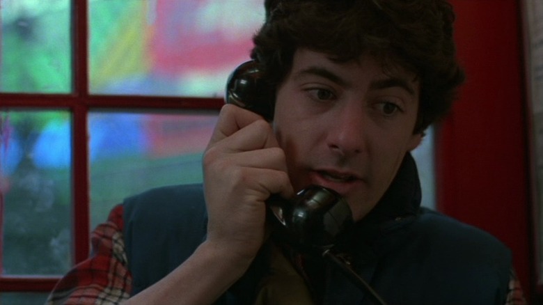 David in phonebox in An American Werewolf