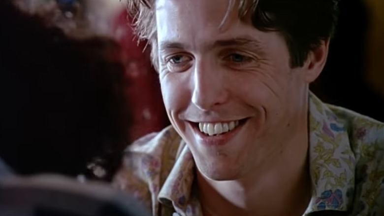 Hugh Grant smiling