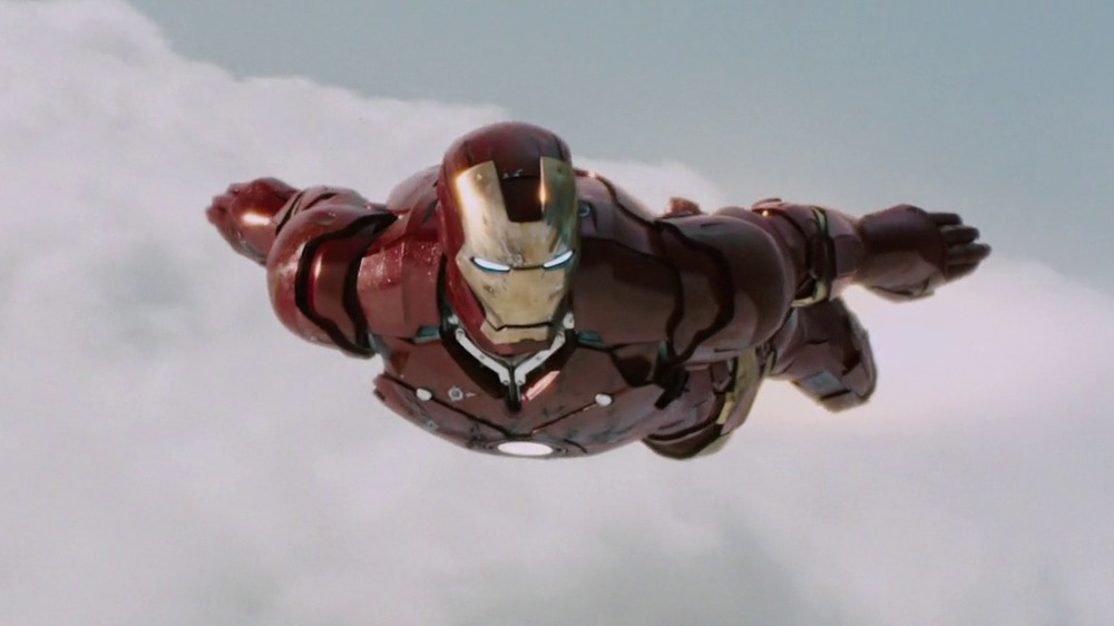 Iron Man flying