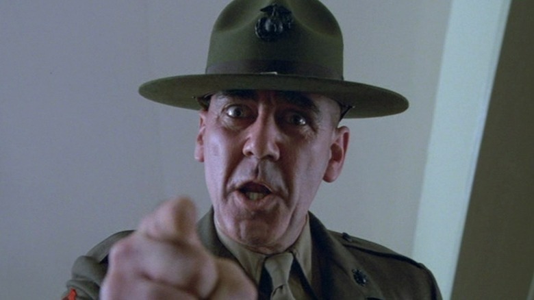 R. Lee Ermey yells 