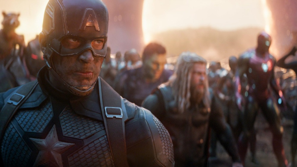 Captain America assembles his team in Avengers: Endgame