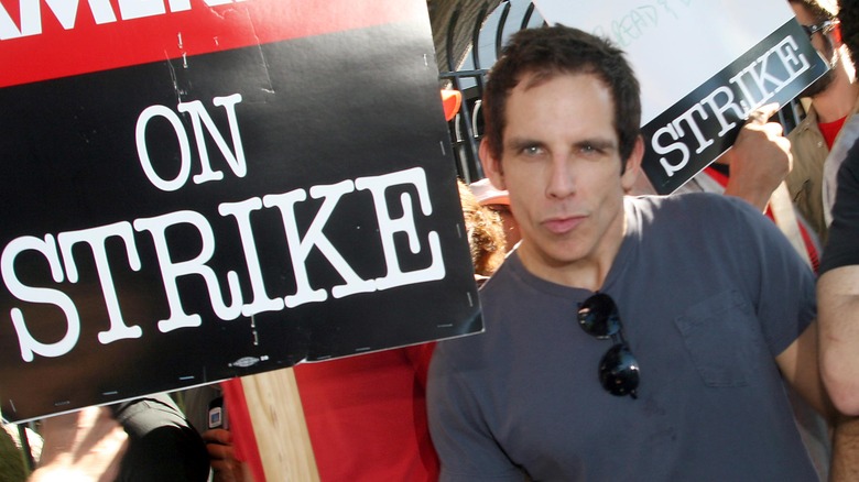 Ben Stiller striking