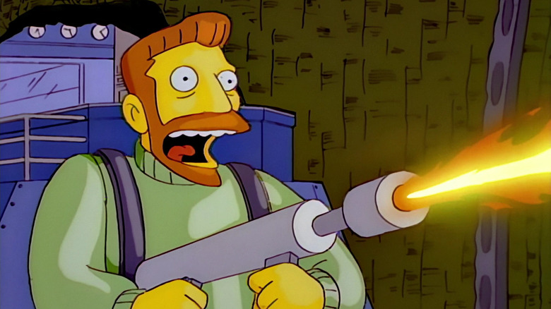 Hank Scorpio flamethrower