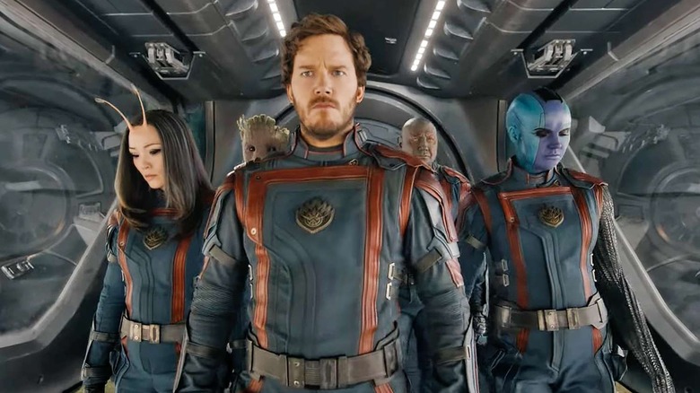 The Guardians of the Galaxy in uniform