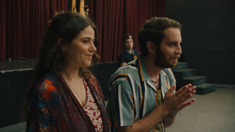 Ben Platt and Molly Gordon smiling