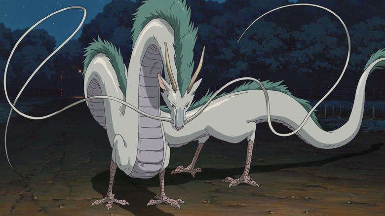 Haku in dragon form