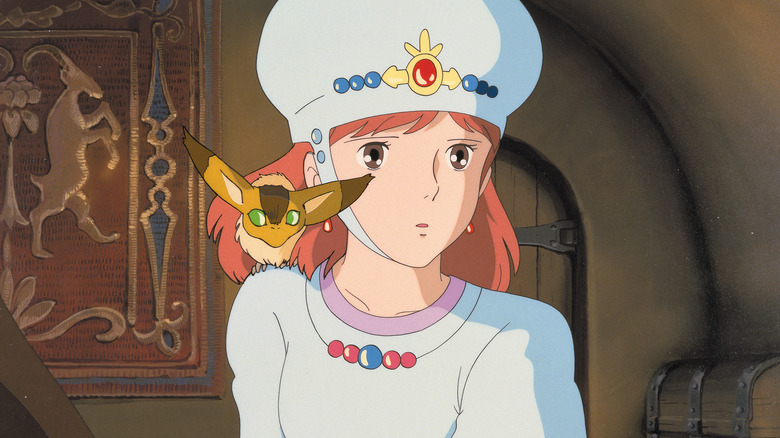 Nausicaa with Teto on shoulder