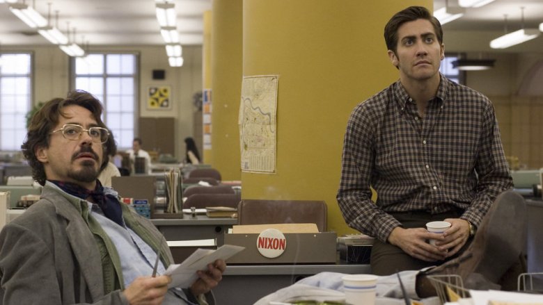 Robert Downey Jr. and Jake Gyllenhaal in Zodiac