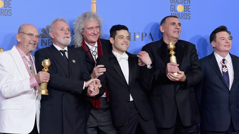 Producer Graham King, star Rami Malek, and Queen