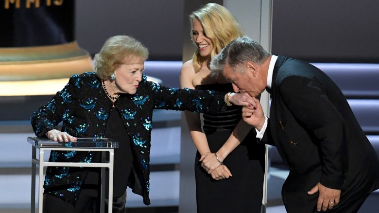 Betty White, Kate McKinnon, and Alec Baldwin