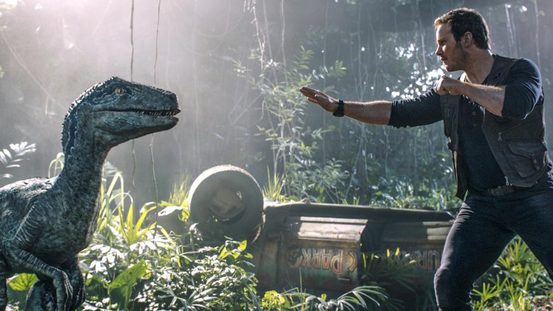 Scene from Jurassic World: Fallen Kingdom