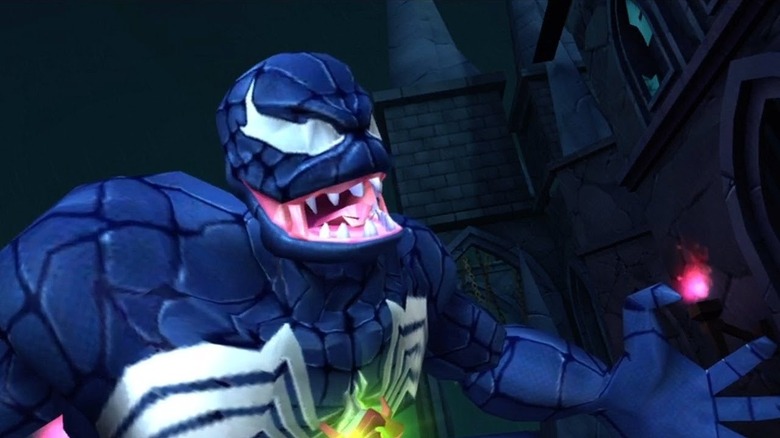 Venom smiling