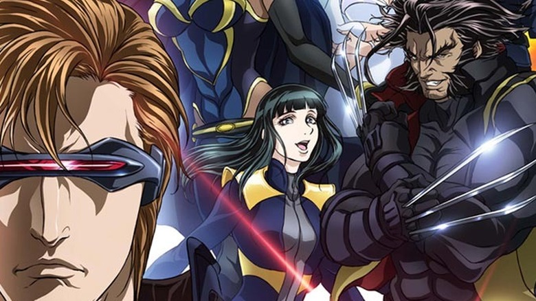 Team shot of anime X-Men